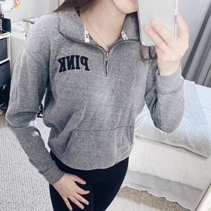 Pink Quarter Zip